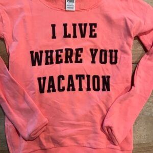Pink Graphic Sweatshirt